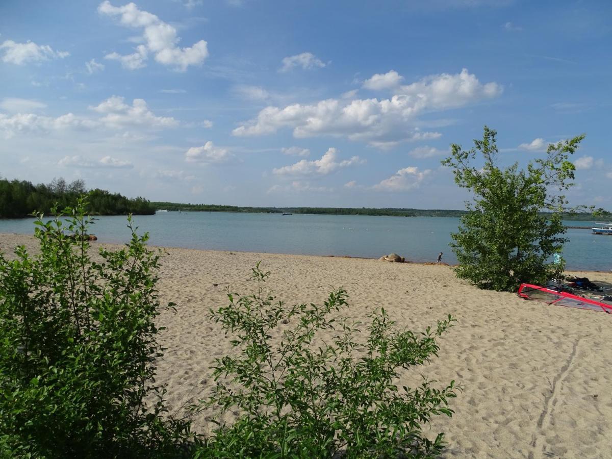 Feriendomizil Am Stoermthaler See, Lagovida, Leipziger Neuseenland, Grosspoesna, Privatstrand エクステリア 写真