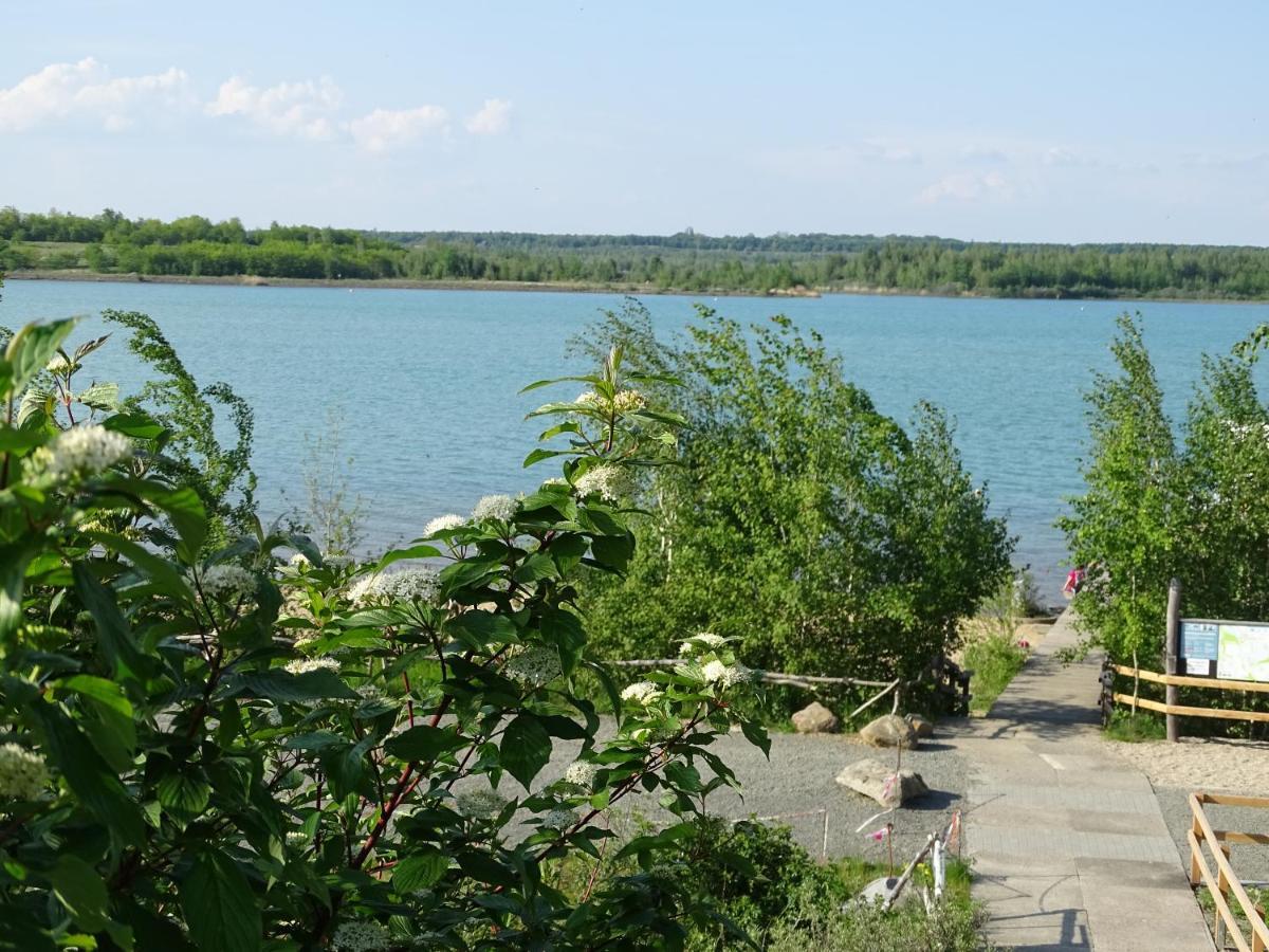 Feriendomizil Am Stoermthaler See, Lagovida, Leipziger Neuseenland, Grosspoesna, Privatstrand エクステリア 写真